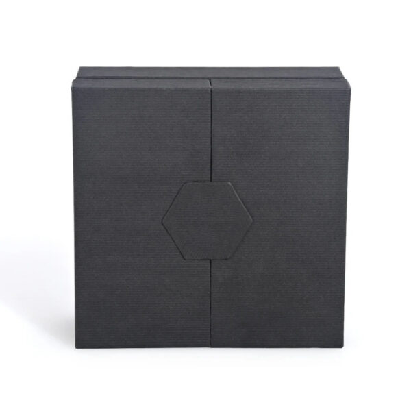 Black Gold Double-Door Rigid Box with Custom Foam Insert Black Gold Double-Door Rigid Box with Custom Foam Insert