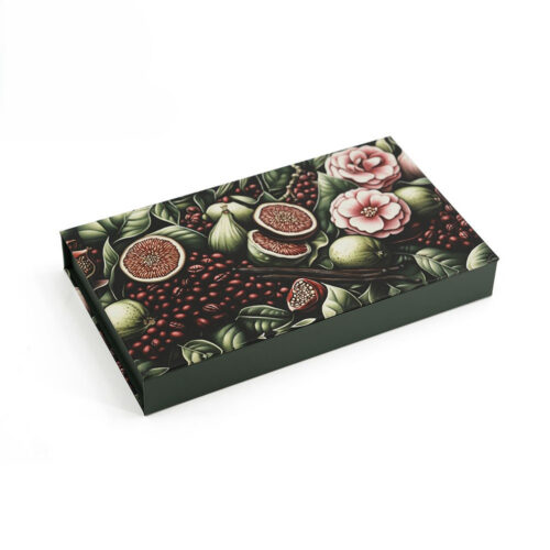Botanical Printed Rigid Perfume Box with White Foam Insert Botanical Printed Rigid Perfume Box with White Foam Insert