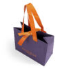 Foil Stamped Boutique Paper Gift Bag with Ribbon Handles