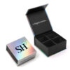 Iridescent Rigid Photo Magnet Gift Box with Divider Insert Iridescent Rigid Photo Magnet Gift Box with Divider Insert