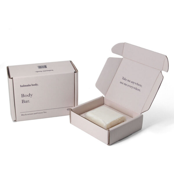 Logo Printed Body Bar Mailer Box with Paperboard Insert