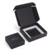 Luxury Black Jewelry Mailer Packaging Box with Foam Insert