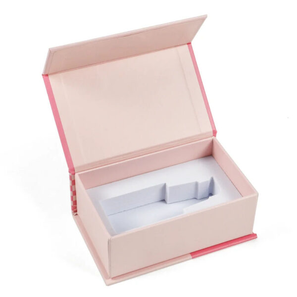 Pink Book-Style 30ml Body Oil Gift Box with Foam Insert