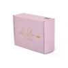 Pink Logo Printed Eyelash Organizer Mailer Box with Foam