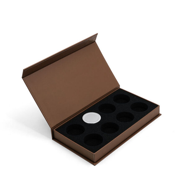 Premium Rigid Coin Capsule Presentation Box with Insert