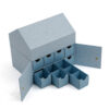 Textured House-Shaped Rigid Drawer Gift Box with Inserts