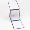 Triangular Rigid Textile Gift Box with Full-Color Print