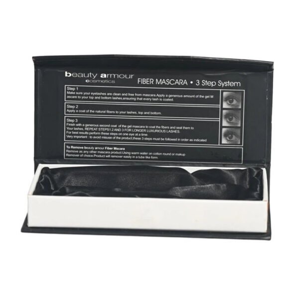 Wholesale Fiber Mascara Rigid Box with Satin Lined Tray Wholesale Fiber Mascara Rigid Box with Satin Lined Tray