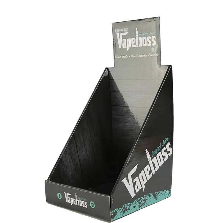 Expositor de cartón ondulado para puntos de venta (POS)