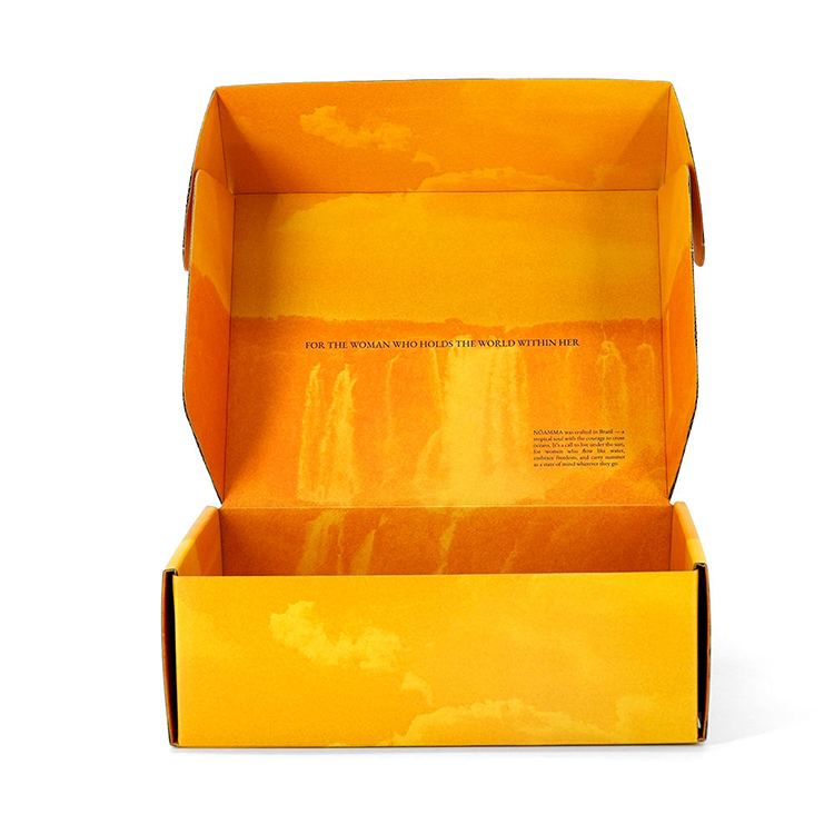 Cajas de cartón ondulado personalizadas de papel Kraft de colores