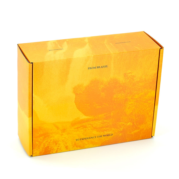 Cajas de cartón ondulado personalizadas de papel Kraft de colores