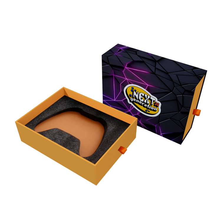 Caja de embalaje tipo cajón para consola de videojuegos con logotipo personalizado