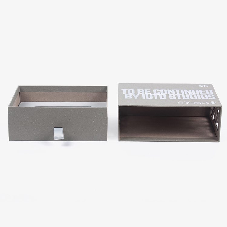Caja de embalaje para productos electrónicos: caja rígida rectangular con cajón, caja de embalaje personalizada