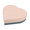 Caja de regalo rígida con forma de corazón y separador interior